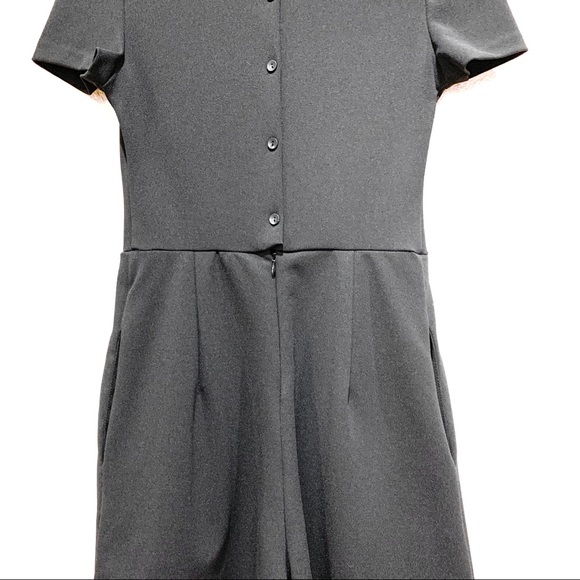 ZARA TRAFALUC Black Pleats Pockets Romper (XS) - Picture 9 of 12